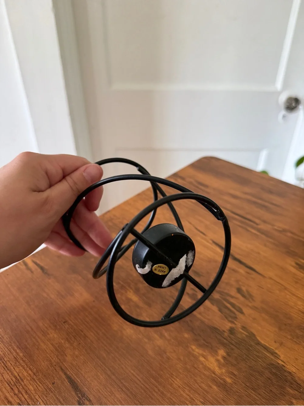 Black Spiral Metal Tealight Candle Holder - Home Accents